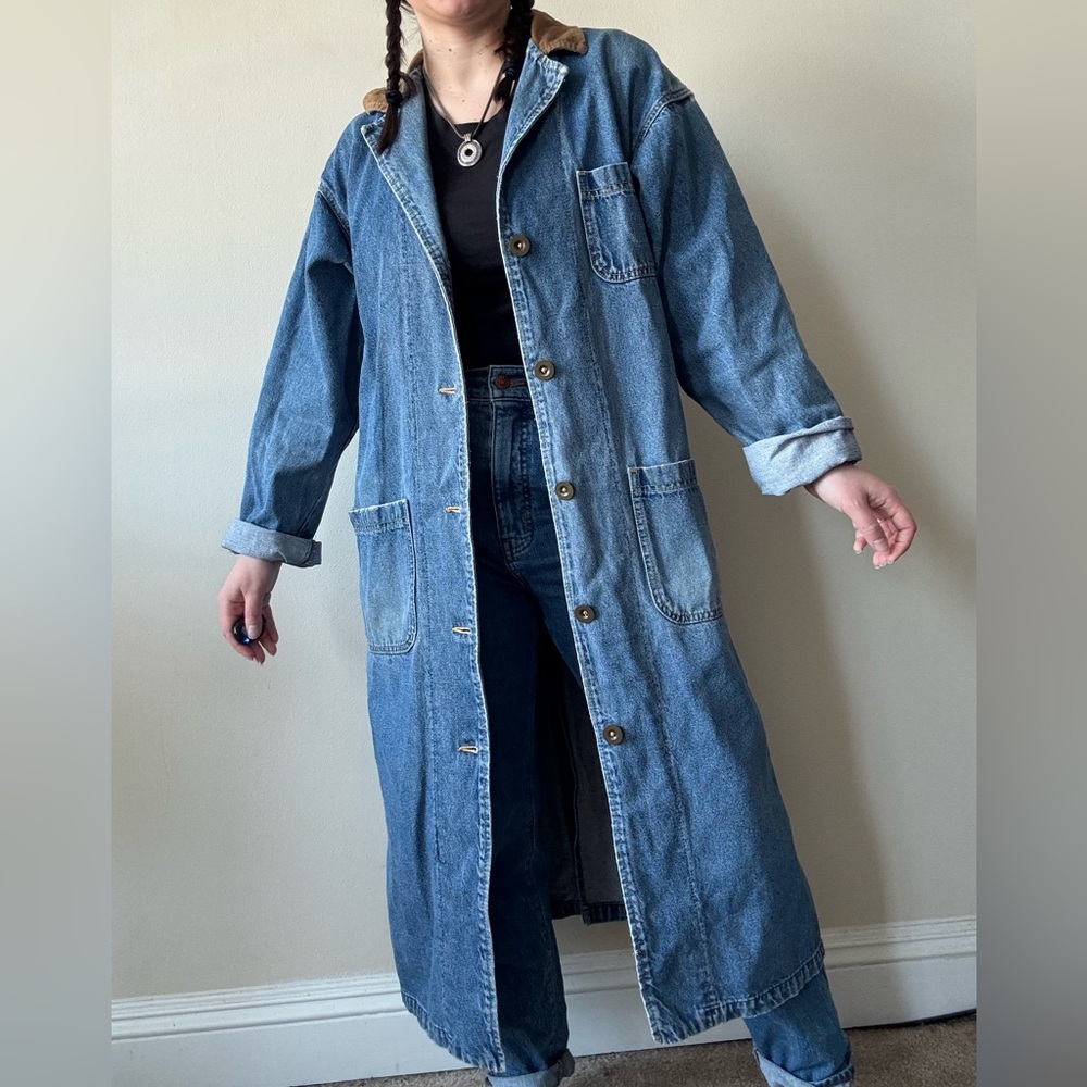 Vintage Lee Blue Denim Chore Coat